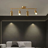 RİOLİGHT MODERN1 MATT ALTIN1 KAPLAMA1 4XGU10 DUYLU 3000K HAREKETLİ BAŞLIK SPOT AMPÜL DAHİLDİR