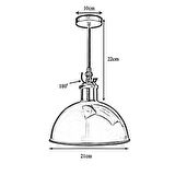 RİOLİGHT VİNTAGE2,RETRO2,RUSTİK2 LACİVERT 1XE27 ESKİTME MASALLI TEKLİ DUVAR APLİK ŞAPKA ÇAP:23CM