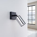 RIOLİGHT MODERN1 KROM1 HAREKETLİ BAŞLIK1 GU10 DUYLU TEKKLİ LED SPOT (AMPÜL DAHİLDİR.)