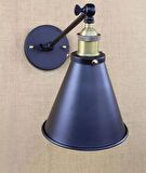 RİOLİGHT RETRO MAFSALLI KONİK ŞAPKALI SİYAH METAL APLİK