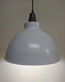RİOLİGHT RETRO BEYAZ İÇİ BEYAZ KROM ASKILI TEKLİ METAL SARKIT