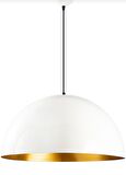 RİOLİGHT MODERN PARLAK BEYAZ TEKLİ METAL SARKIT ÇAP: 30CM