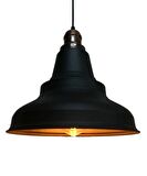 RİOLİGHT RETRO SİYAH İÇİ ALTIN TEKLİ SARKIT BAKIR ASKI