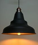RİOLİGHT RETRO SİYAH İÇİ ALTIN BAKIR ASKILI TEKLİ SARKIT