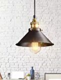 RİOLİGHT RETRO TEKLİ METAL SARKIT AVİZE ÇAP: 28CM NOT: 1 ADET FİYATIDIR.