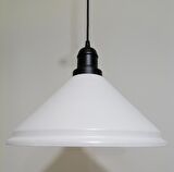 RİOLİGHT RETRO BEYAZ İÇİ BEYAZ TEKLİ METAL SARKIT ÇAP: 33CM