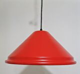 RİOLİGHT RETRO KIRMIZI İÇİ BEYAZ TEKLİ METAL SARKIT ÇAP: 33CM