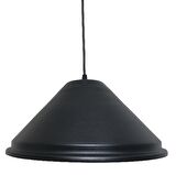 RİOLİGHT RETRO SİYAH İÇİ GOLD TEKLİ SARKIT ÇAP: 33CM