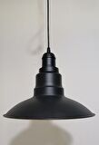 RİOLİGHT RETRO SİYAH İÇİ GOLD TEKLİ METAL SARKIT ÇAP: 30CM
