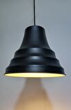RİOLİGHT RETRO SİYAH İÇİ GOLD TEKLİ METAL SARKIT ÇAP:23CM