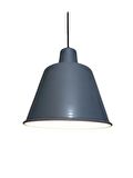 RİOLİGHT RETRO GRİ İÇİ BEYAZ  TEKLİ METAL SARKIT