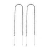 925 Ayar Gümüş Zincirli Küpe