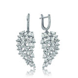 925 Ayar Gümüş Melek Kanadı Küpe