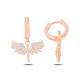 Gümüş Mikail Meleği Küpe