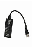 Taşınabilir Kablolu Ağ Adaptörü Usb 3.0 Ethernet Rj45 Kartı