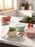 Rika Garden 3'Lü Mini Saklama Kabı Seti