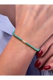 14 Ayar Dorika Toplu Gerçek Incili Minimalist Altın Bileklik