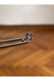 316 L Cerrahi Çelik Dudak Piercing Kıkırdak Helix Tragus Conch Zirkon Taşlı Figürlü Piercing