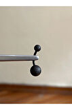 316 L Cerrahi Çelik Parıltılı Top Model Göbek Piercingi