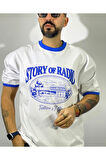 Reglan Kollu Baskılı Erkek T-Shirt