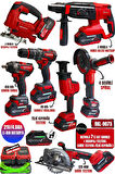 RETOOLS 7’Lİ SET KIRMIZI ( DEKUPAJ+DAİRE TESTERE+TİLKİ KUYRUĞU)