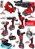 RETOOLS 7’Lİ SET KIRMIZI ( DEKUPAJ+DAİRE TESTERE+TİLKİ KUYRUĞU)