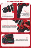 Retools Bordo 6'lı Set (185 mm Daire Testere - Dekupaj)