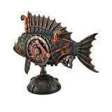 Steampunk Serisi LED Periskoplu Fener Balığı Denizaltı Biblosu