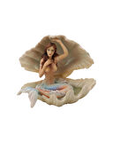 Deniz Kabuğu İçinde Oturan Deniz Kızı Biblosu 