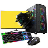 I5 10400F 16GB 240SSD 1TB HDD 4GB RX550 24'' Monitörlü (Gaming SET)