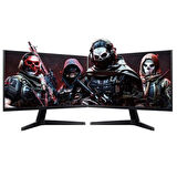 I5 11400F 16GB 480SSD 4GB GTX1050TI Çift 24'' Monitörlü (Gaming SET)