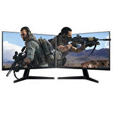 INTEL I5 12400F 16GB 480SSD 4GB GTX1650 Çift 24'' Monitörlü (Gaming SET)