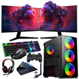 INTEL I5 13400F 16GB 1TB M2 4GB GTX1650 Çift 24'' Mon. (Gaming SET)