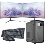 i5 13400 32GB DDR4 1TB M2 Çift 24" Monitörlü Ev ve Ofis Bilgisayarı (Business)