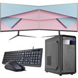 I5 14400 16GB 480GB SSD Çift 21.5" Monitörlü Ev ve Ofis Bilgisayarı (Business)