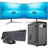 i7 14700 8GB 240GB SSD Çift 21.5" Monitörlü Ev ve Ofis Bilgisayarı (Business)