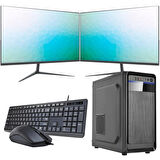i7 14700 8GB 240GB SSD Çift 24" Monitörlü Ev ve Ofis Bilgisayarı (Business)