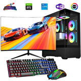 I5 13400F 16GB DDR4 512GB M2 8GB RTX4060 24" 100Hz Mon. Oyun Bilgisayarı