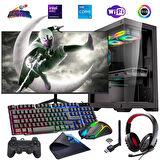 I5 14400F 16GB DDR4 480SSD 12GB ARC B580 24" Mon. Oyun Bilgisayarı (Gaming SET)
