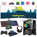 i5 12400F 16GB DDR4 1TB m2 6GB RTX3050 Çift 24" Monitörlü Oyun Bilgisayarı (Gaming SET)