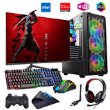 i5 13400F 16GB DDR4 1TB m2 8GB RX580 24" Monitörlü Oyun Bilgisayarı (Gaming SET)