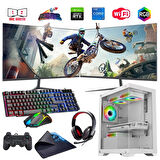 i5 14400F 16GB DDR4 1TB m2 6GB RTX3050 Çift 24" Monitörlü Oyun Bilgisayarı (Gaming SET)