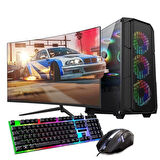 Ryzen5 5600 8GB 240SSD 4GB RX550 24'' Mon. Oyun Bilgisayarı (Gaming Set)