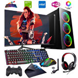 INTEL I5 3N 8GB 480GB SSD 4GB GTX1050TI 24" Monitörlü Oyun Bilgisayarı (Gaming SET)