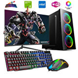 INTEL I5 4N 8GB 480GB SSD 4GB GTX1050TI 24" Monitörlü Oyun Bilgisayarı