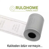 RULOHOME 56x16 Termal Pos Rulosu & Yazarkasa Kağıdı 10 paket / 100 Rulo