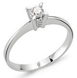 Romeo Pırlanta 0.18 Ct Tektaş Yüzük RM-10007