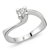 Romeo Pırlanta 0.19 Ct Tektaş Yüzük RM10017