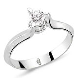 0.30 Ct Tektaş Pırlanta Yüzük  RM10046
