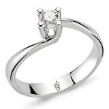 Romeo Pırlanta 0.20 Ct Tektaş Yüzük RM20036